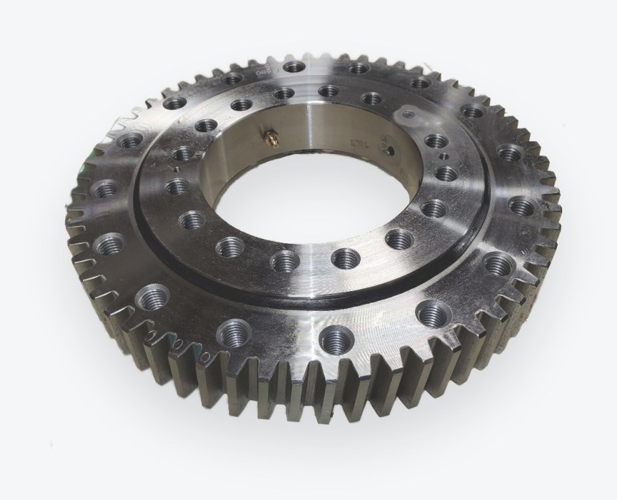 Machined slewing ring gear